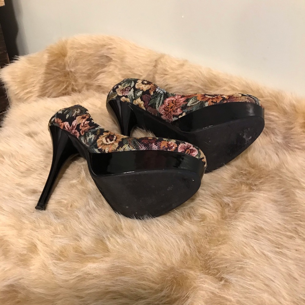 Call It Spring - Tapestry Platform Stilettos- Sz 8 - image 4